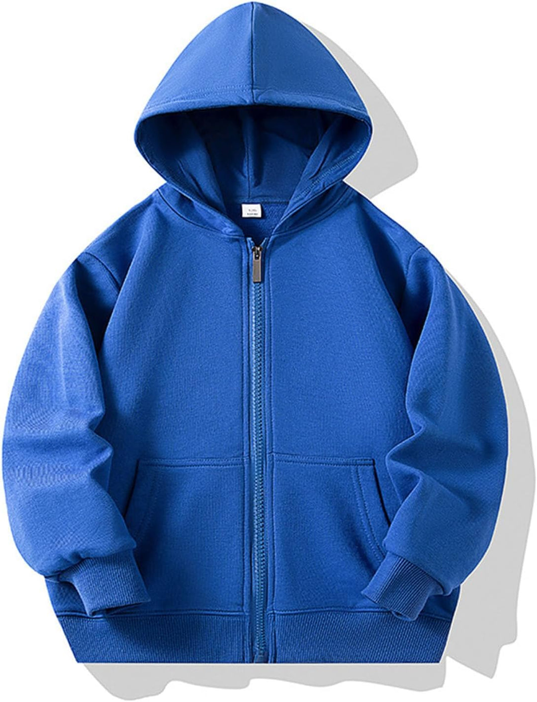 Sweatjacke Mädchen Zipper Hoodie Causal Langarm Kapuzenpullover Einfarbig Sweatshirt mit Kapuze Fash