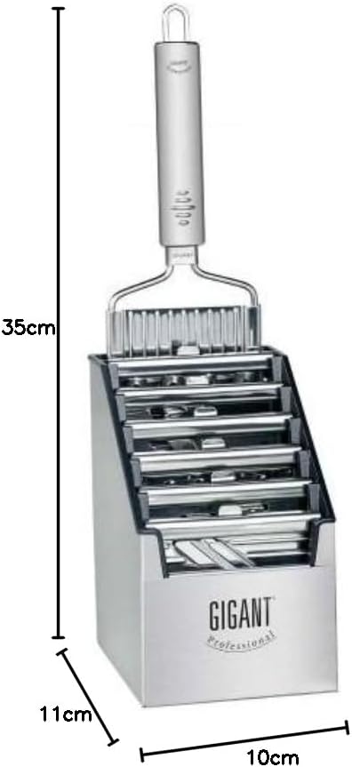4-fach Gigant Hobel mit Multi-Box 5 Einsätze Silber