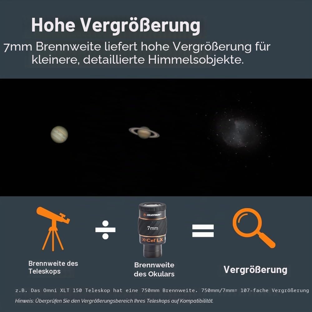 Celestron X-Cel LX Serie – 1,25&