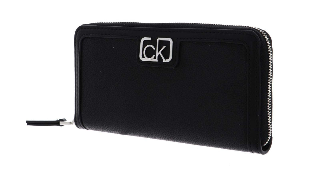 Calvin Klein Zip Around Wallet CK Black