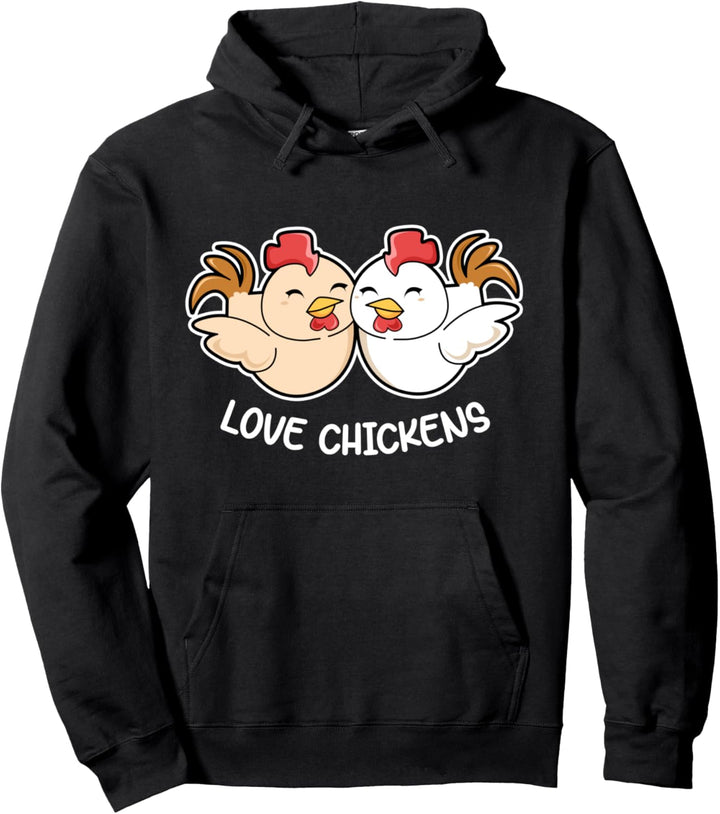 Verrücktes Huhn für Landwirte und Landwirtschaftsväter Huhn Pullover Hoodie