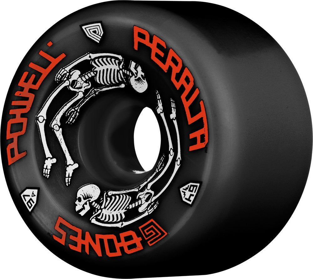 Powell Peralta Skateboard Wheels Original G-Bones 97A 64mm Rollen schwarz - Schwarz / Schwarz, schwa
