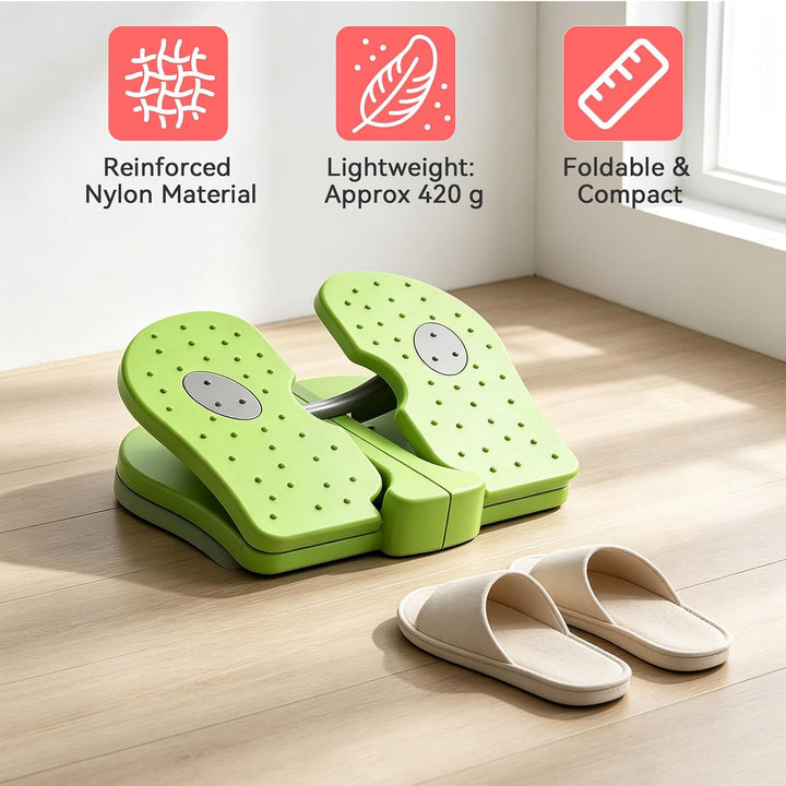 Foot Stepper Machine, verstärkter Nylon Mini -Stepper -Trainer ruhige Falten unter dem Schreibtisch