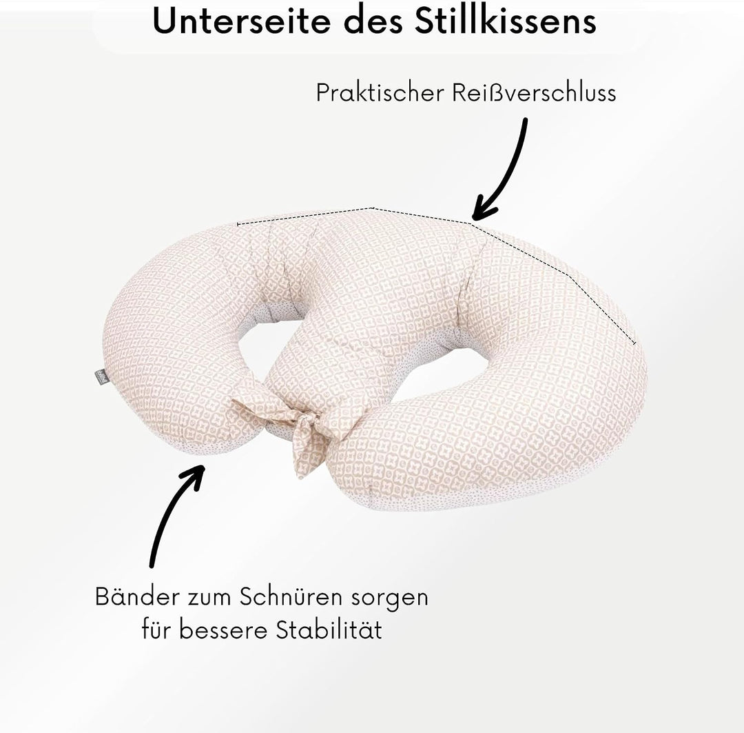 Bellochi Growing in style Stillkissen Zwillinge, Stillkissen XXL, Nursing Pillow - Schwangerschaftsk
