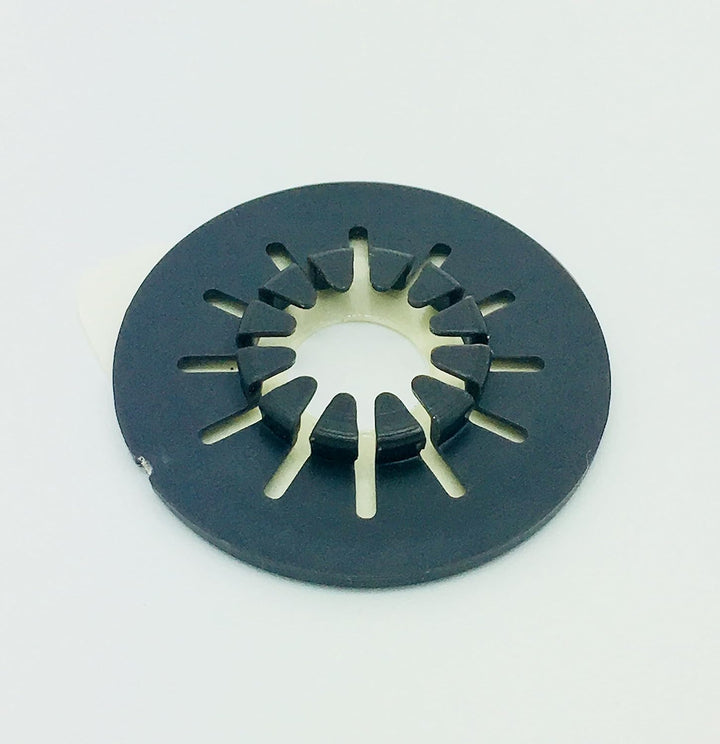 50 x schwarze selbstklebende CD-/DVD-Hubs (Rosetten) – von Dragon Trading