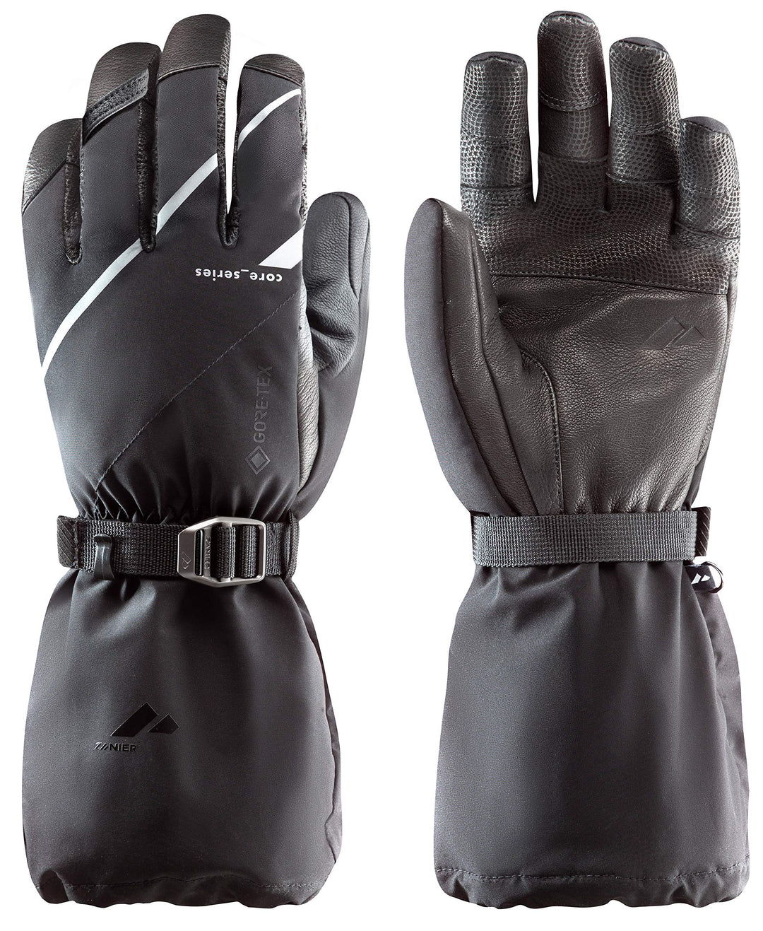 Zanier-Unisex-Handschuhe-70° NORTH 10.5 Schwarz, Weiss, 10.5 Schwarz, Weiss