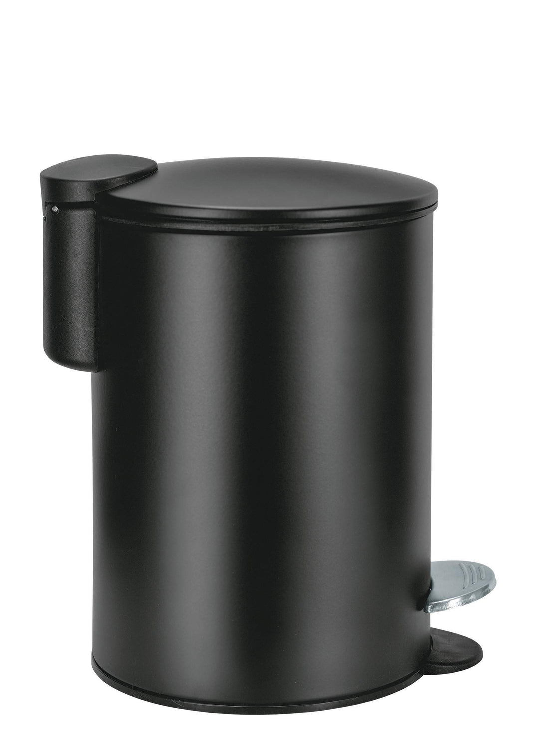 Kleine Wolke Kosmetikeimer Silence, Edelstahl, Schwarz, Eimer 3 L Länge 17 cm x Breite 17 cm x Höhe