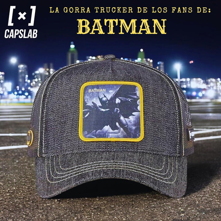 Capslab Batman DC Batman Black Gray DC Trucker Cap 55-62 Trucker-Bat-Gray