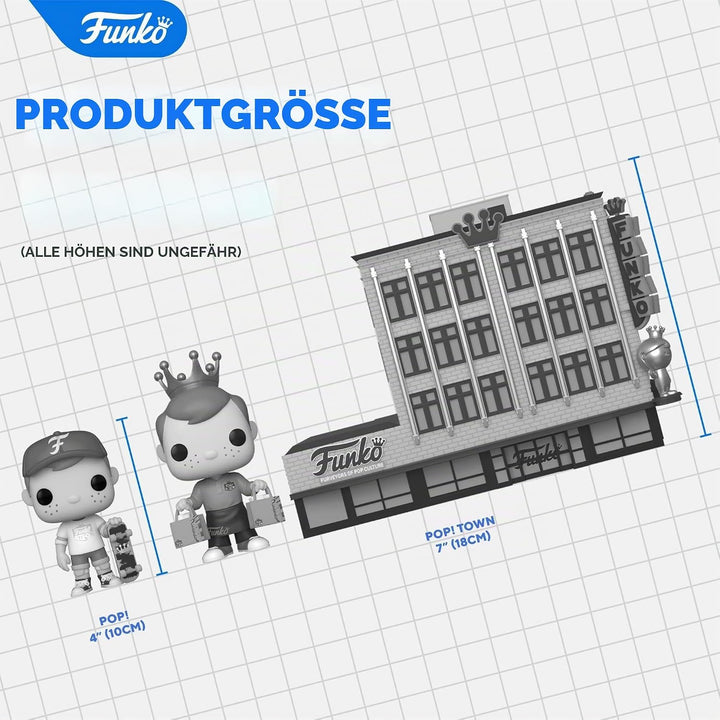 Funko Pop! Town: BTTF - Dr. Emmett Brown - Doc mit Clock Tower - Back to The Future - Vinyl-Sammelfi