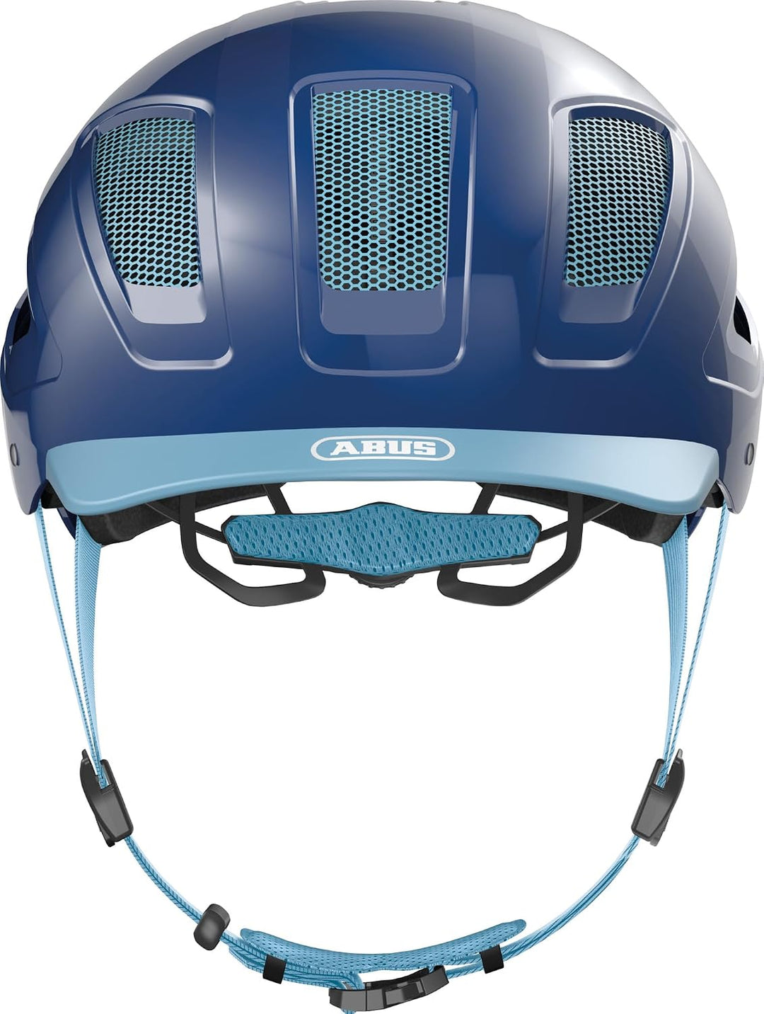 ABUS Stadthelm Hyban 2.0 - Fahrradhelm mit Rücklicht, ABS-Hartschale, guter Passform - für Damen und