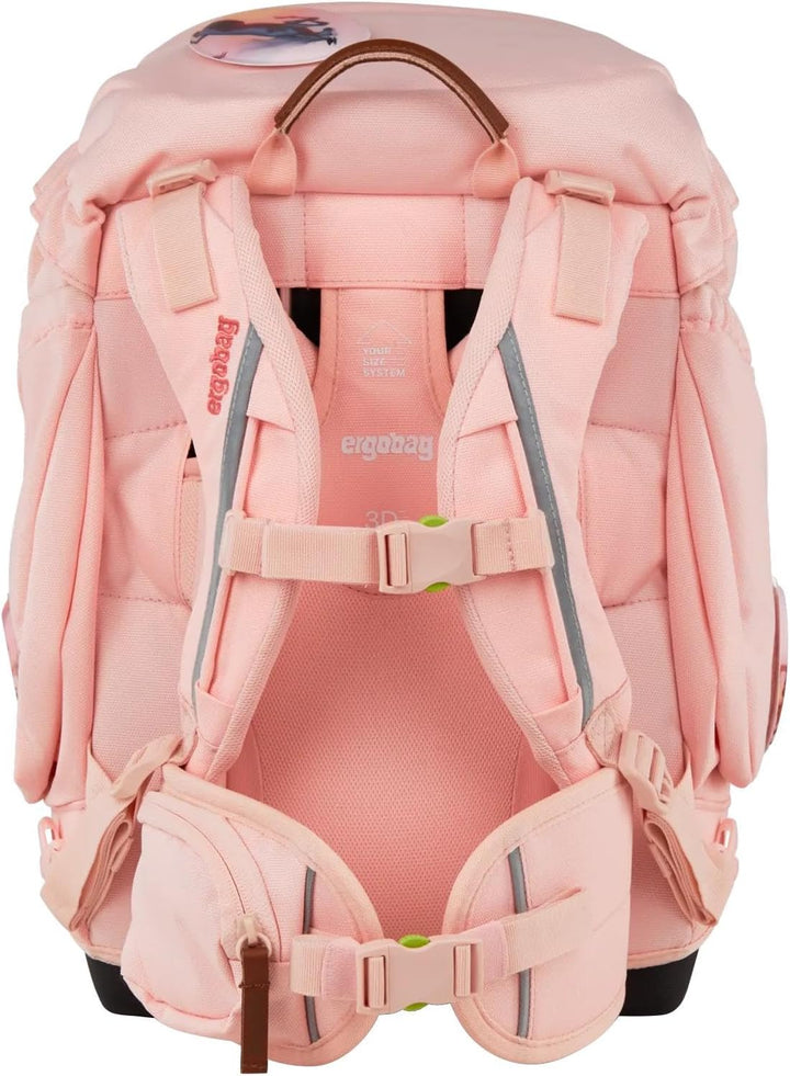 ergobag Schulranzen-Set Pack Set Einheitsgrösse Unzähmbär - Rosa, Einheitsgrösse Unzähmbär - Rosa