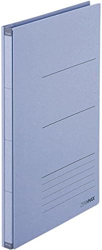 PLUS Japan, Zero Max Platzsparordner in Blau, 10er Pack (1x 10 Ordner) 10 x Blau A4, 10 x Blau A4