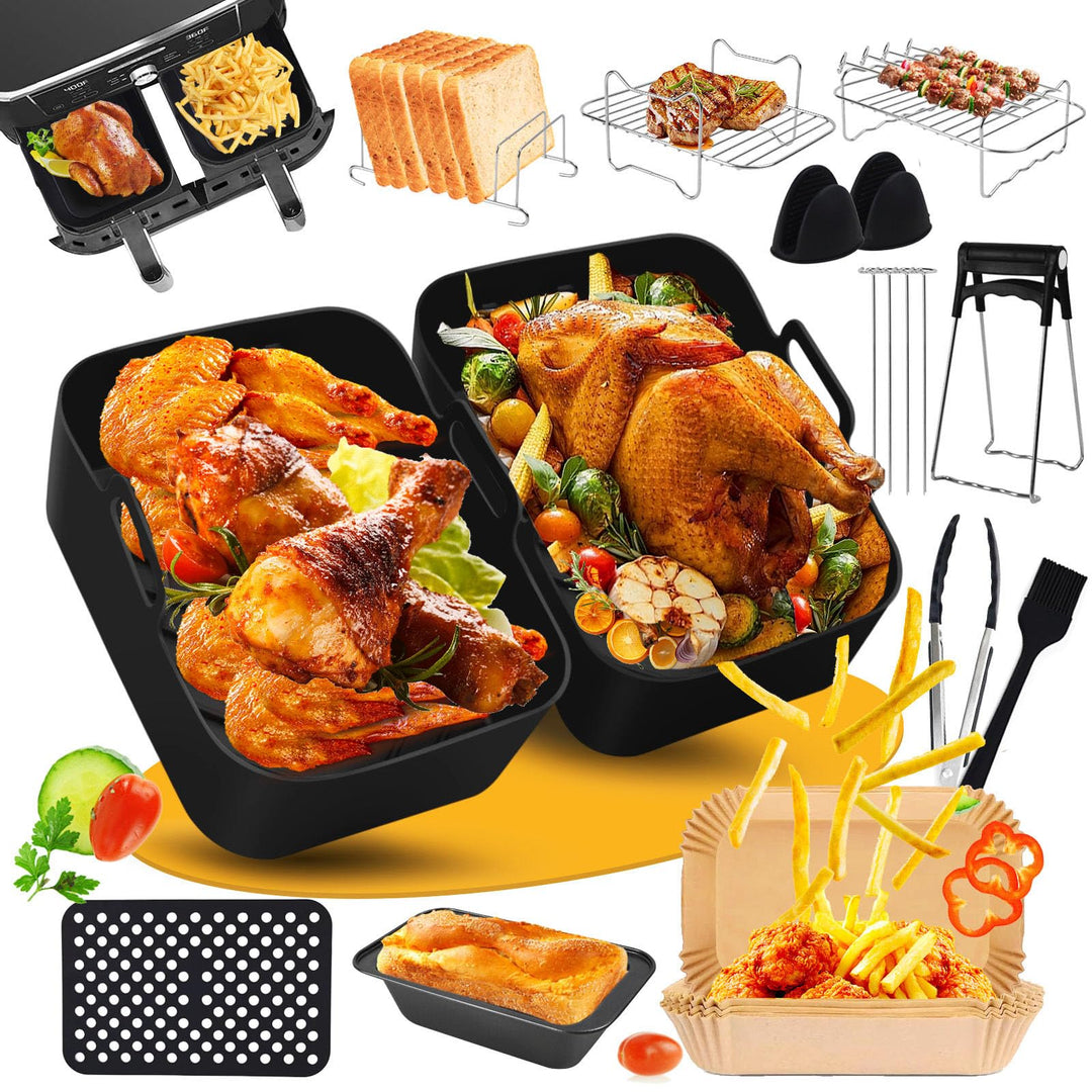 Airfryer Zubehör für Ninja, Heissluftfritteuse Zubehör für Ninja Foodi Max Dual Zone Heissluftfritte