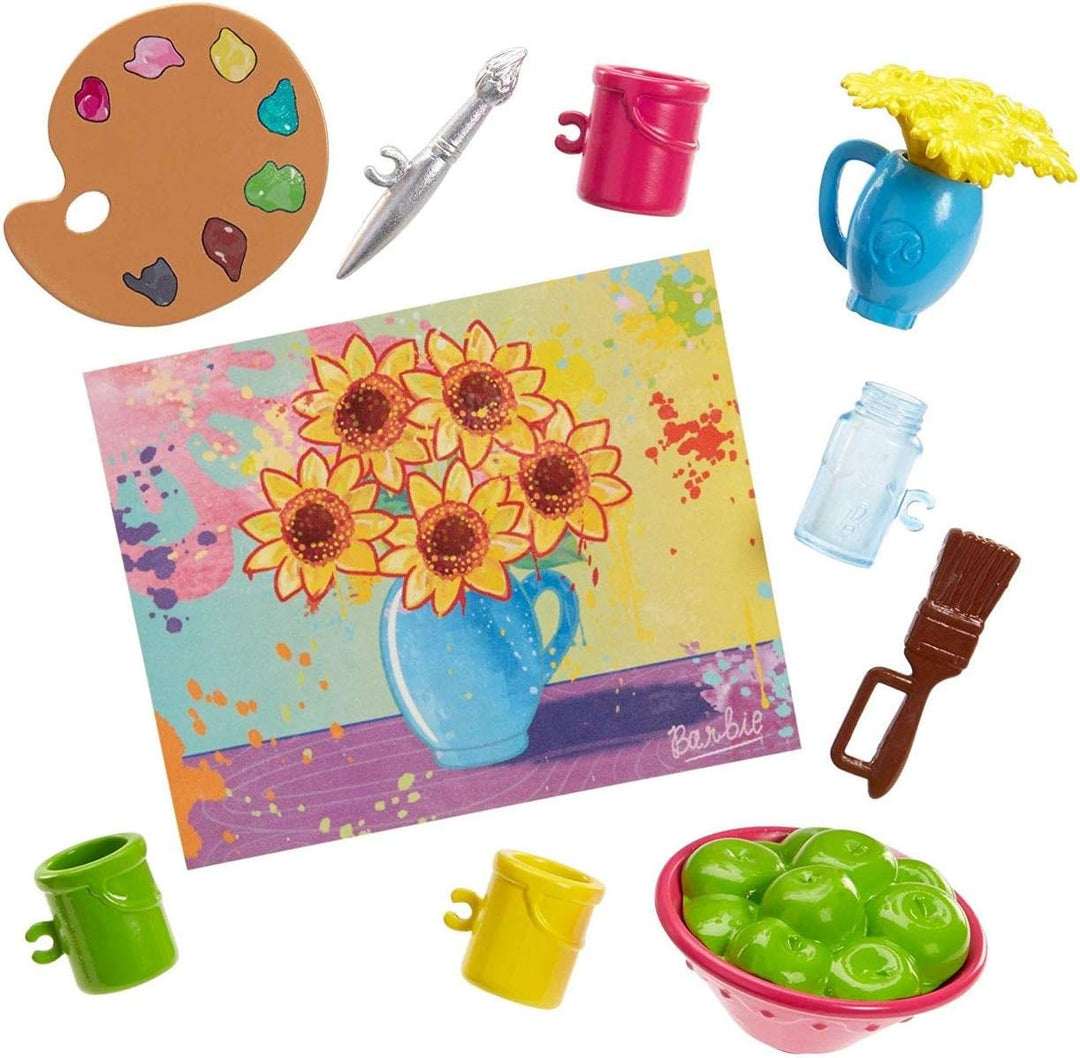 Mattel Barbie FJB26 Berufe Spielset Kunstatelier