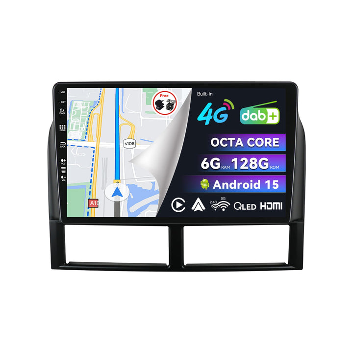 Eingebaut 4G LTE &amp; DAB | Android 15 Autoradio Navi für Jeep Grand Cherokee WJ (1998-2004)| 6G+128G |