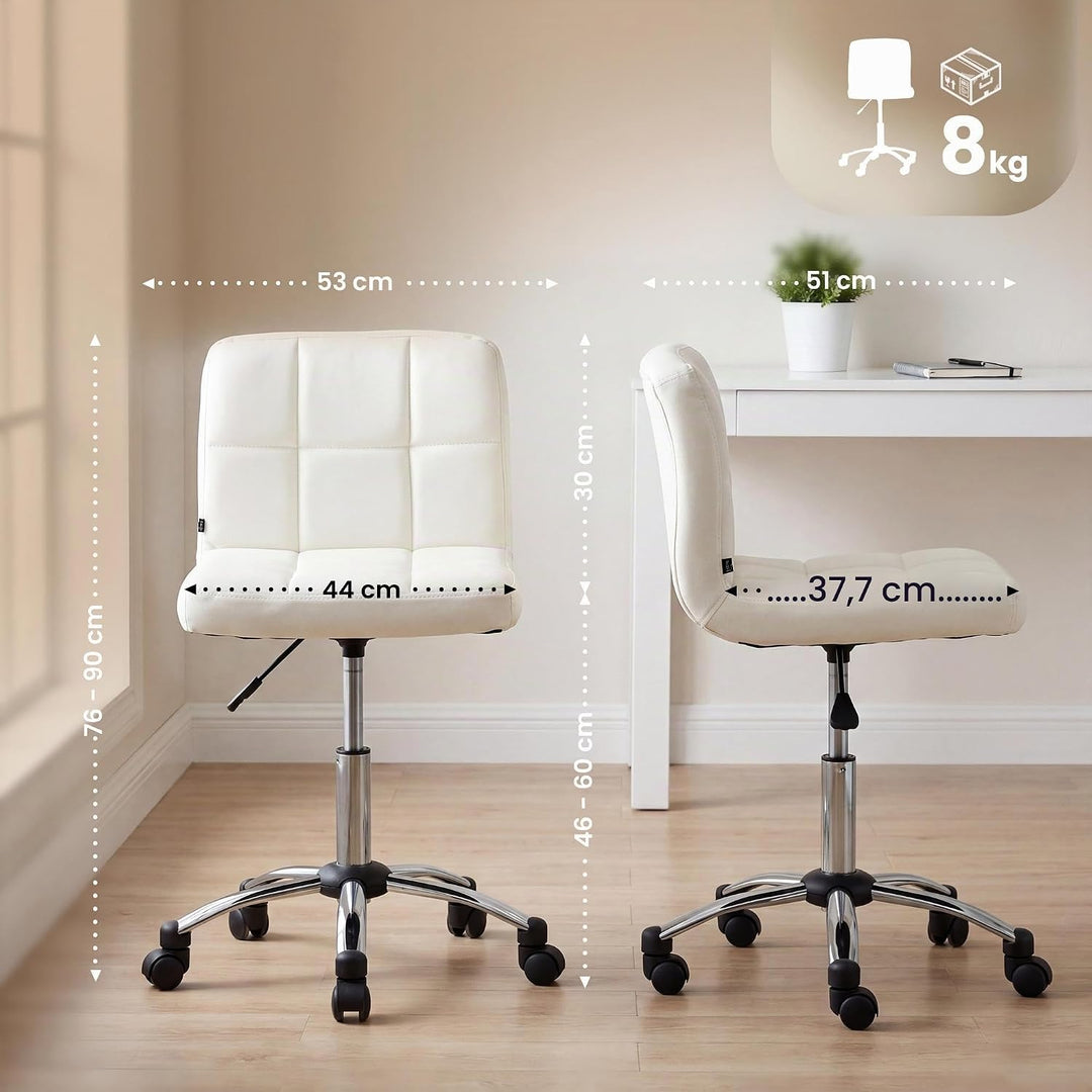 CLP Arbeitshocker höhenverstellbar mit Lehne und Rollen Medica, Arbeitsstuhl ergonomisch 360° drehba