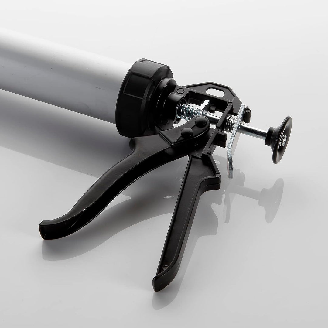 Alyco - Applikator für Mörtel, geschlossenes Rohr, Aluminium-Finish, 300 ml - 198810