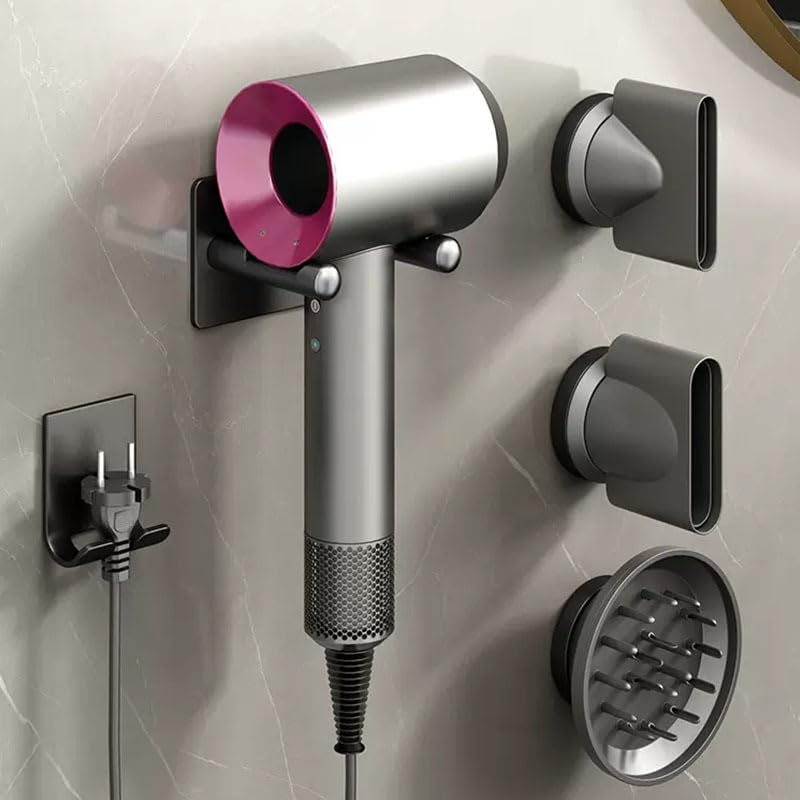 föhn Halterung kompatibel mit Dyson, fön Halterung ohne Bohren kompatibel mit Dyson, wandhalterung k