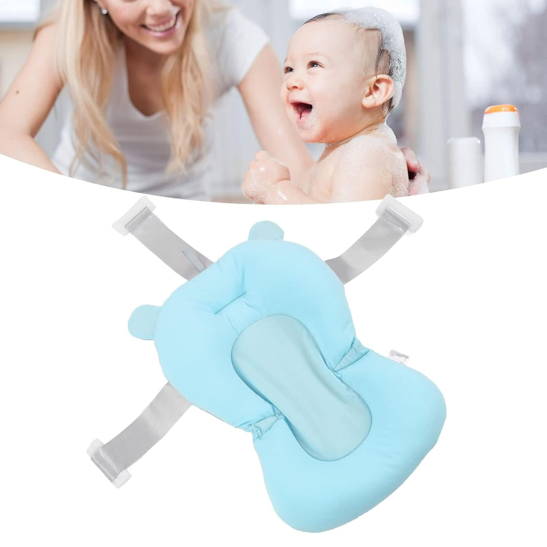 Baby-Badewannen-Sitzkissen, Schwimmender, Sicherer Badewannensitz, Faltbar, Verstellbar, für Neugebo