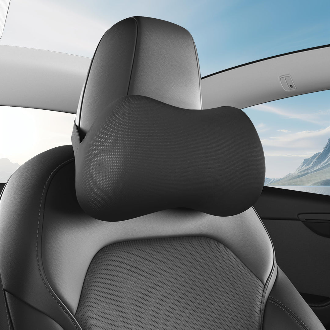 Auto‑Kopfstützenkissen, verstellbar, waschbar, universelles Nackenkissen, Memory‑Schaum, ultrakühler