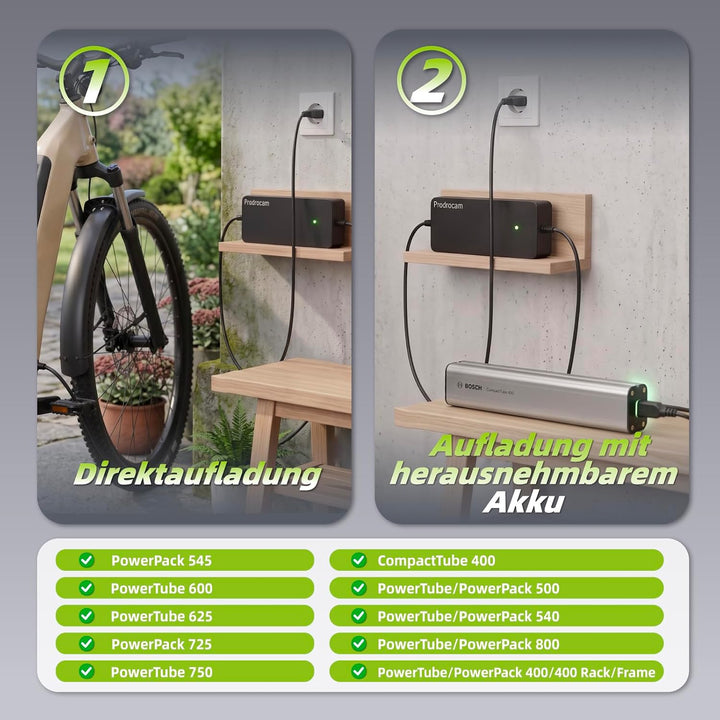 42V 4A E-Bike Ladegerät für Bosch Performance und Active Line