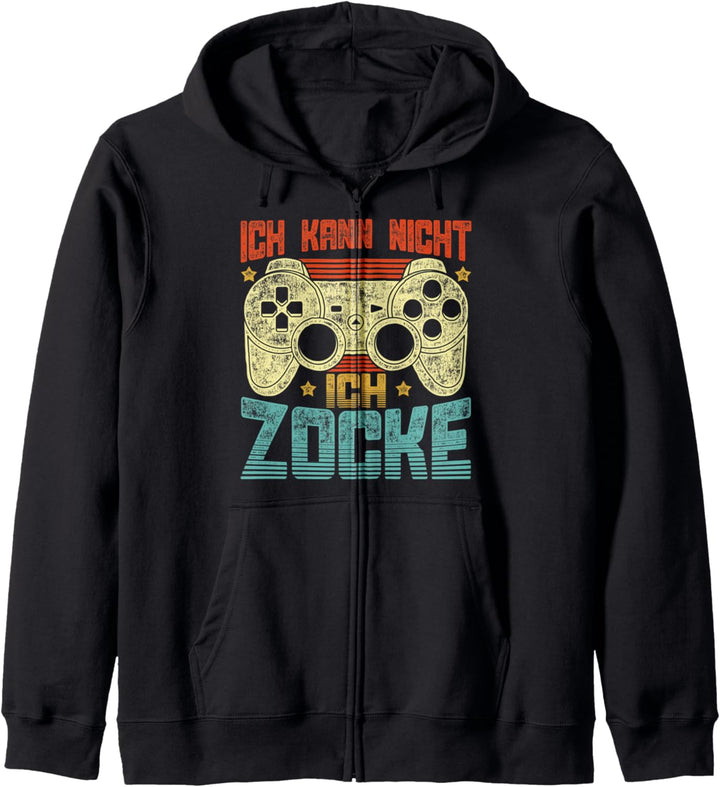 Programmierer Ich Kann Nicht Ich Zocke Spruch Informatiker Kapuzenjacke