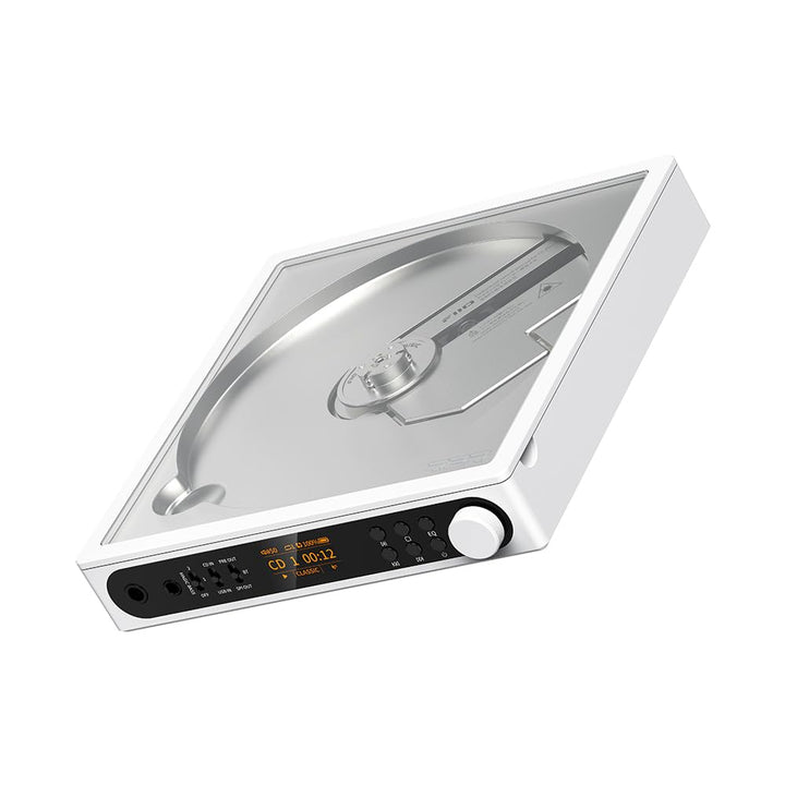 FiiO DM15 CD-Player mit 24Bit R2R DAC (Weiss), weiss