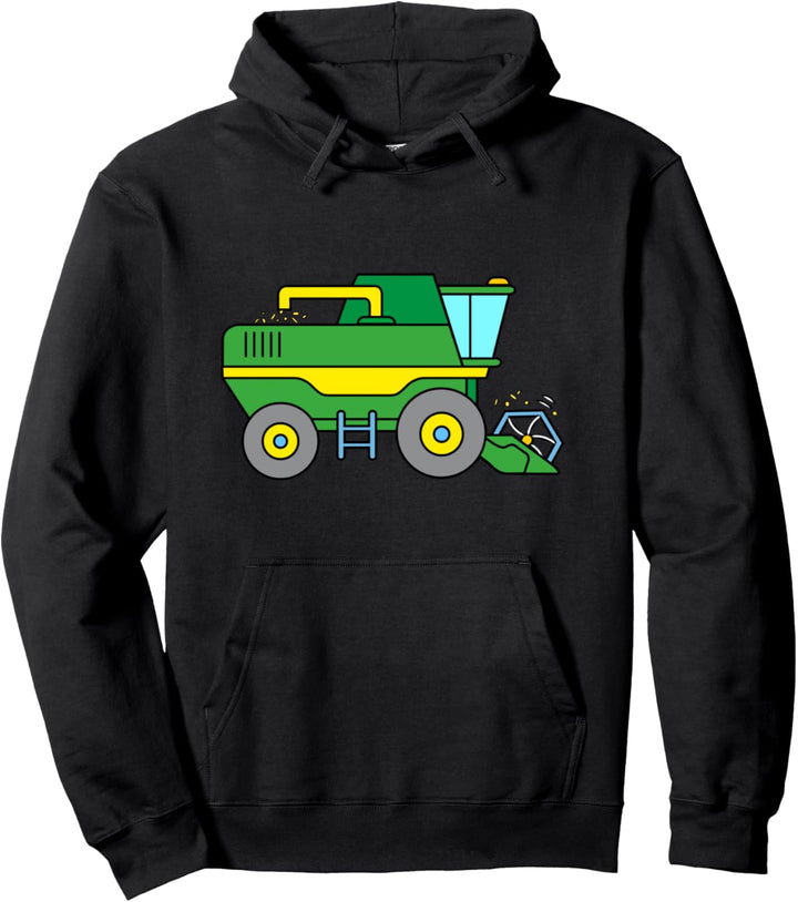 Mähdrescher Erntefahrzeug Damen Herren Erntemaschine Pullover Hoodie