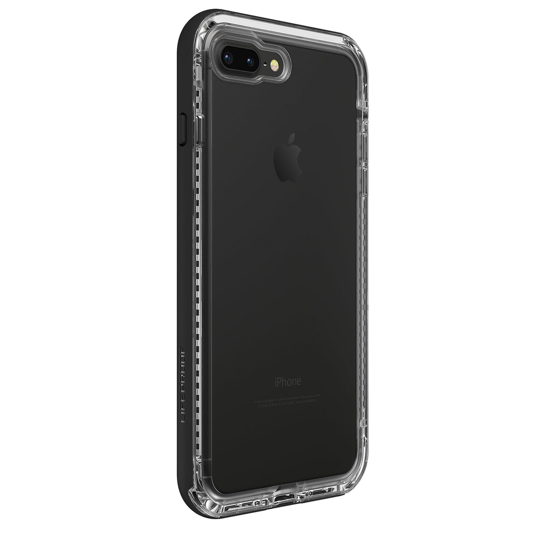 LifeProof Next schmutzdichte Schutzhülle für iPhone 7 Plus/8 Plus, schwarz transparent geeignet für