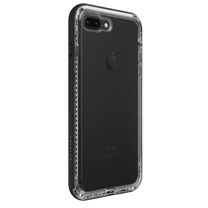 LifeProof Next schmutzdichte Schutzhülle für iPhone 7 Plus/8 Plus, schwarz transparent geeignet für