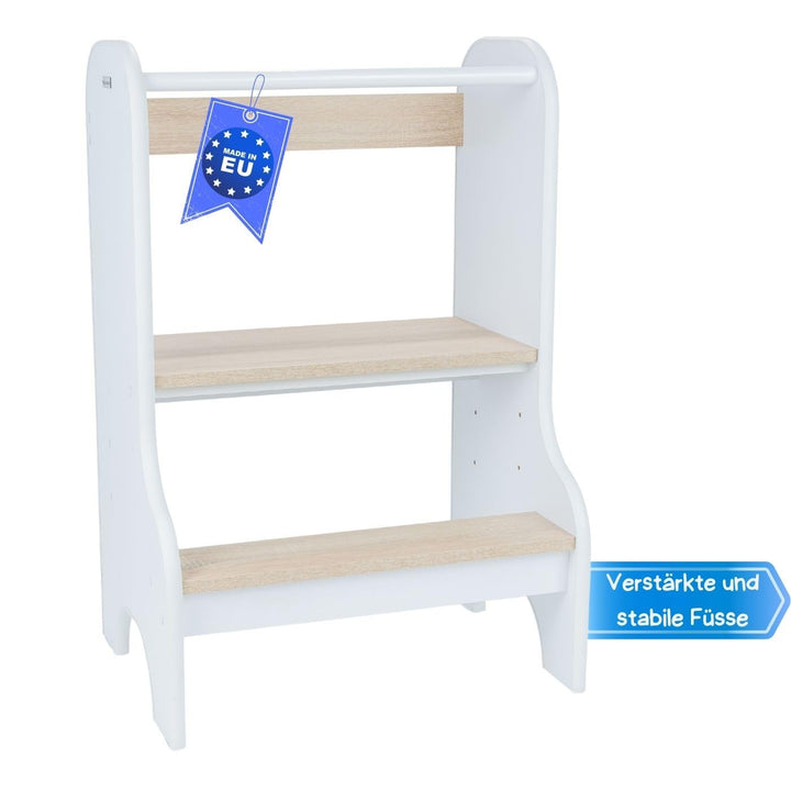 Love Gifts® Lernturm für Kinder mit Kippschutz und höhenverstellbar | Learning Tower mit sicheren Ka