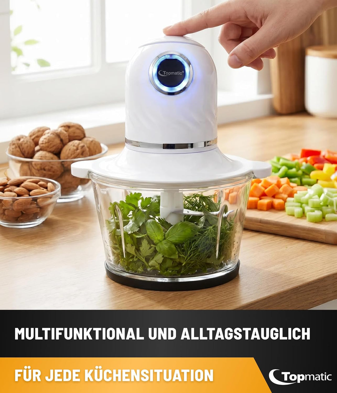 Multizerkleinerer Elektrisch Weiss