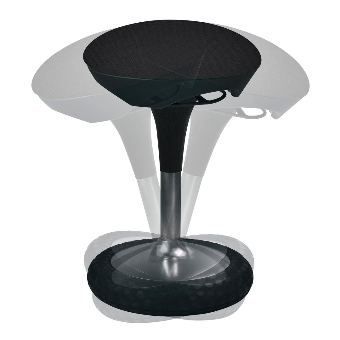 TOPSTAR Bürohocker Sitness 20 schwarz, Schwarz