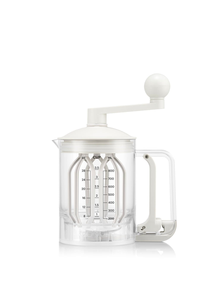 Bodum Pancake Teigmixer &amp; Spender BISTRO Weiss – Integrierte Messfunktion – Einfaches Ausgiessen, Ro