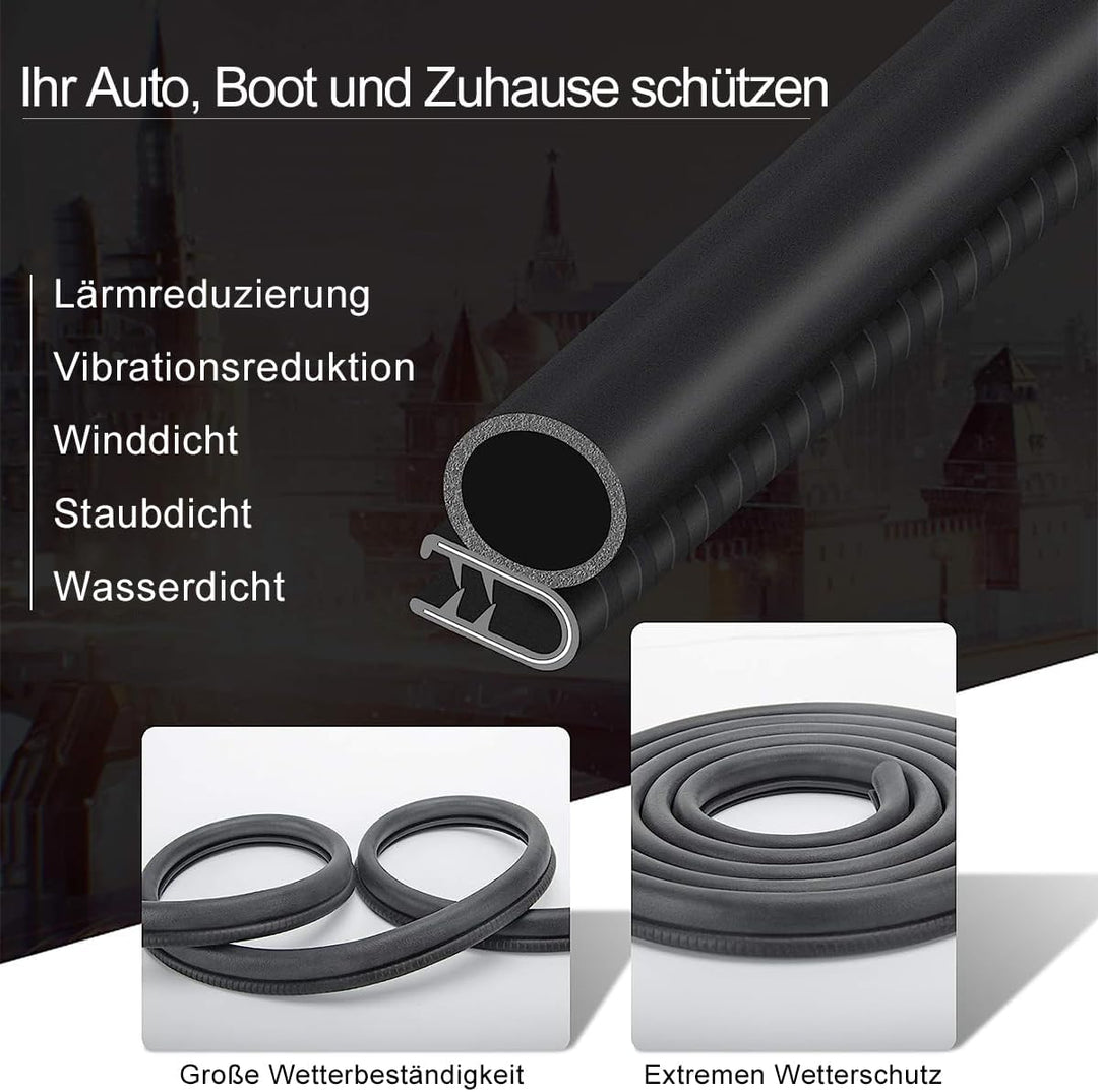 Auto Türdichtung 12 Meter Gummidichtung Türdichtungen Dichtungsprofil Universelle Schalldämmung Koff