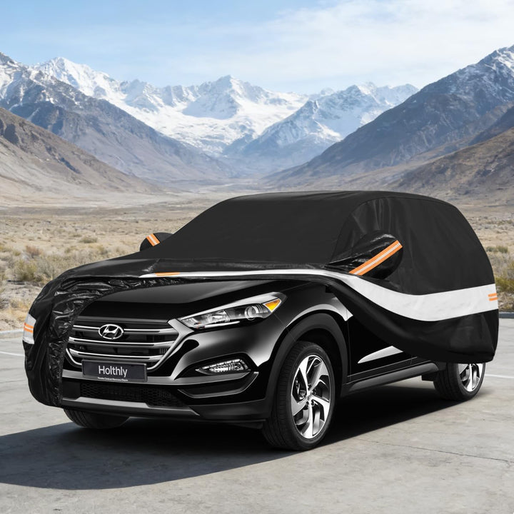 Autoabdeckung SUV Passend für Hyundai Tucson（2013-2026） 10 Schichten Vollgarage Auto Abdeckplane 100