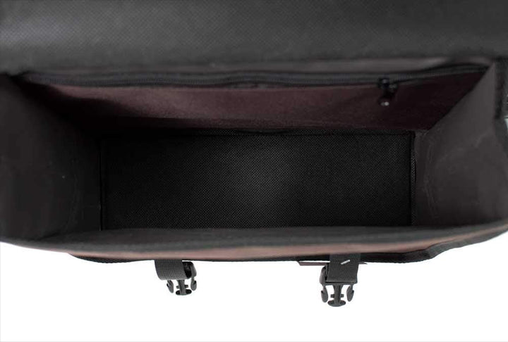 BikyBag Classic CS - Doppel Fahrradtasche Gepäckträgertasche (Graue Gänseblümchen), Graue Gänseblümc