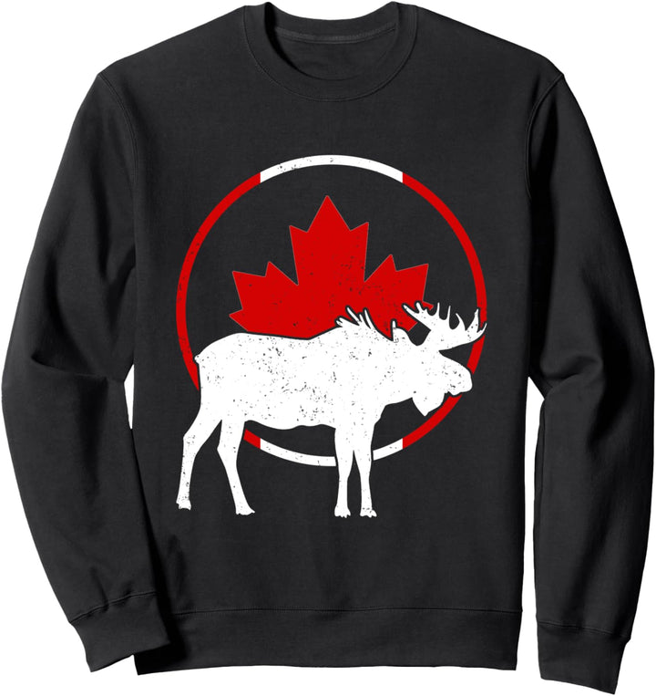 Kanadier Kanadischer Elch Ahornblatt Kanada Sweatshirt