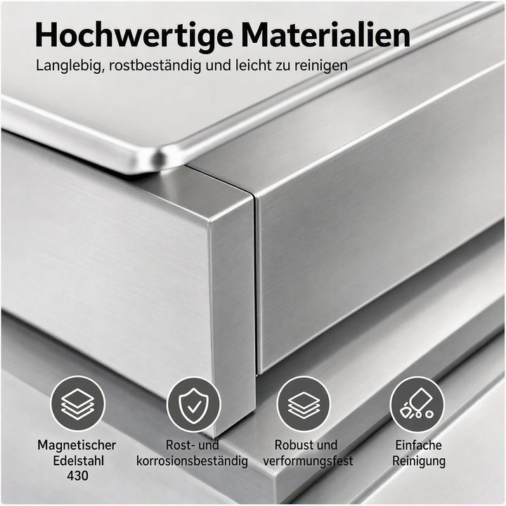 Kommerzielle Gas-Fritteuse mit Korb und Deckel, 2 x 6 L Edelstahl Fritteuse