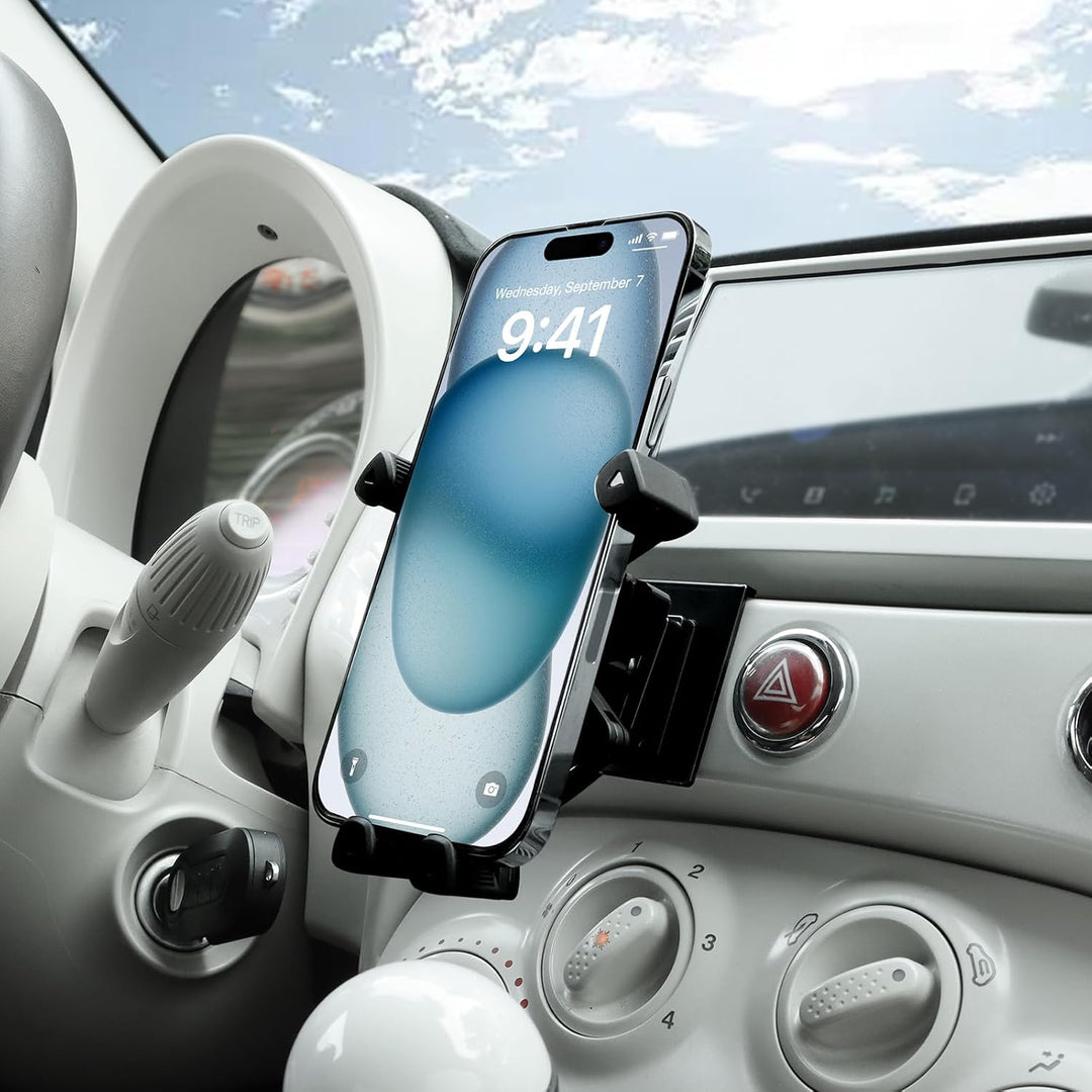 KUNGKIC Für FIAT 500 2008-2023 Abarth 595 2012-2023 Auto-Handy-Halterung Verstellbare Autotelefon-Ha
