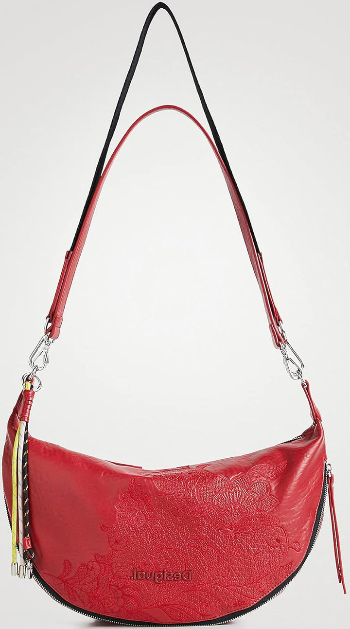 Desigual Damen Bols_Rising Kuwait Umhängetasche Rot, Rot