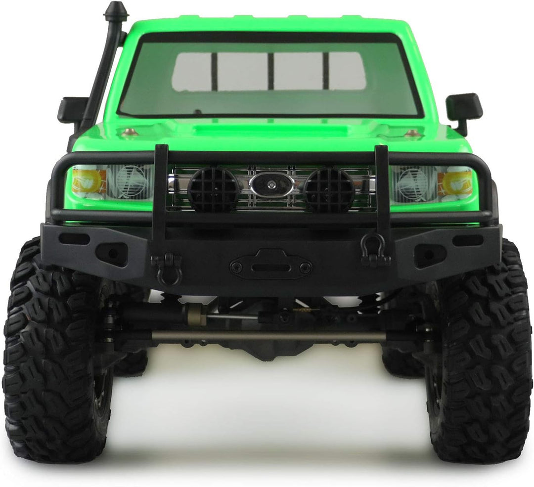 Amewi 22471 AMXRock RCX8P Scale Crawler Pick-Up 1:8, ferngesteuertes Fahrzeug, RTR, grün