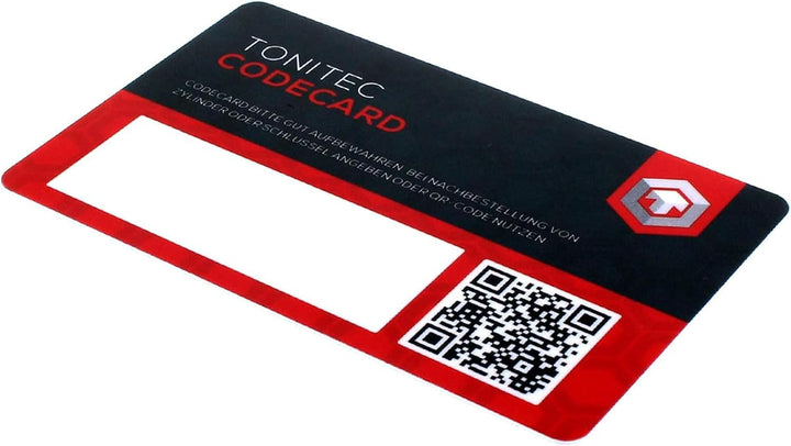 ToniTec Set aus ABUS Schliesszylinder EC550 gleichschliessend mit 3 Schlüssel, Schloss mit Schlüssel