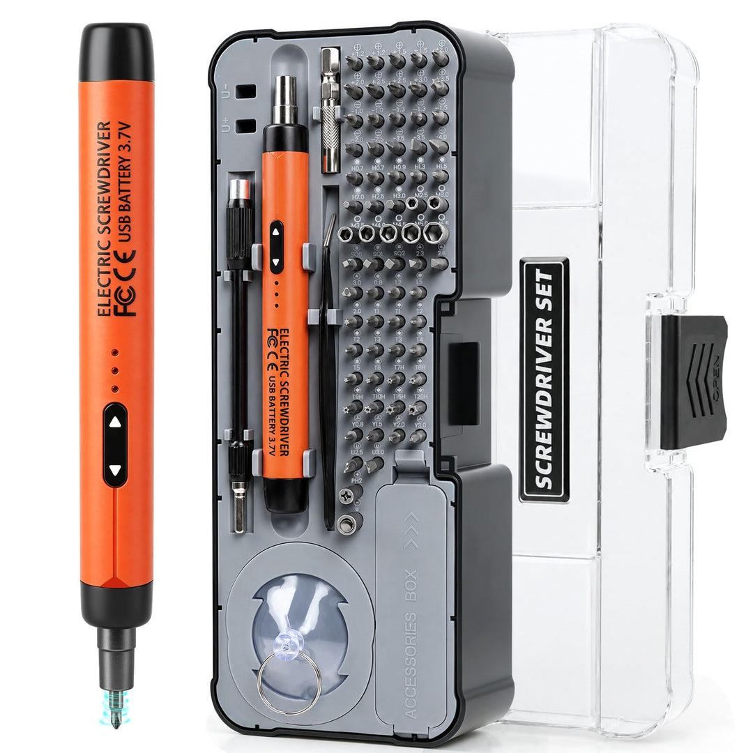 Mini Elektro Schraubendreher Set, Präzisions Elektrischer Schraubendreher 88 Orange, 88 Orange