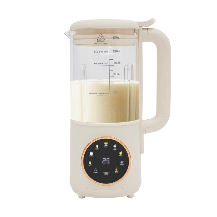 Sojamilchbereiter 1.4L 600W Vollautomatisch 16 Klingen Heiss Kalt