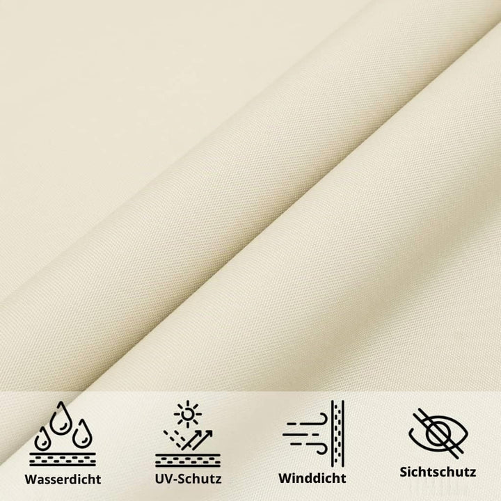 vidaXL Sonnensegel Wasserfest Sonnenschutz Windschutz Sonnendach UV Schutz Garten Terrasse Balkon Ox