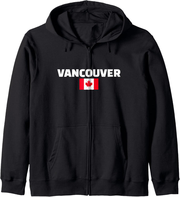 Vancouver Kanada Kanadische Flagge Kanadier Kapuzenjacke