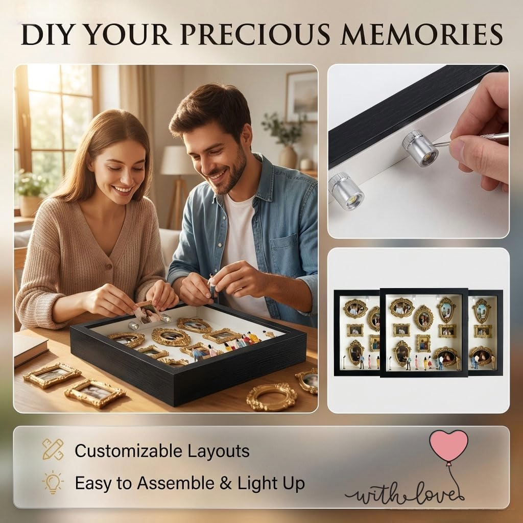 DIY Mini Museum Silhouette Box, Miniatur Museum Vintage, Museum of Us, Mini