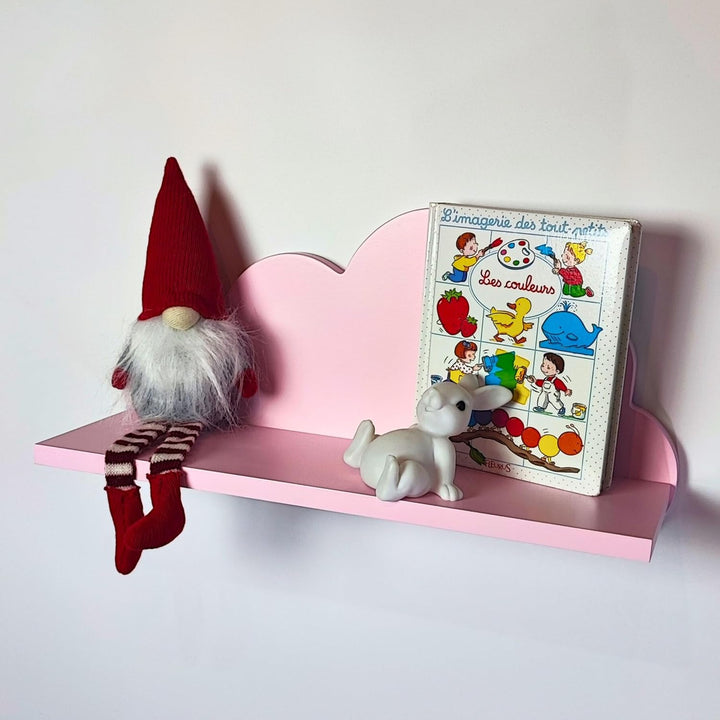 Wolkenregal für Kinderzimmer - pink, 1 Stück gross, einfache Montage 1x Blau Grosse Wolke, 1x Blau G