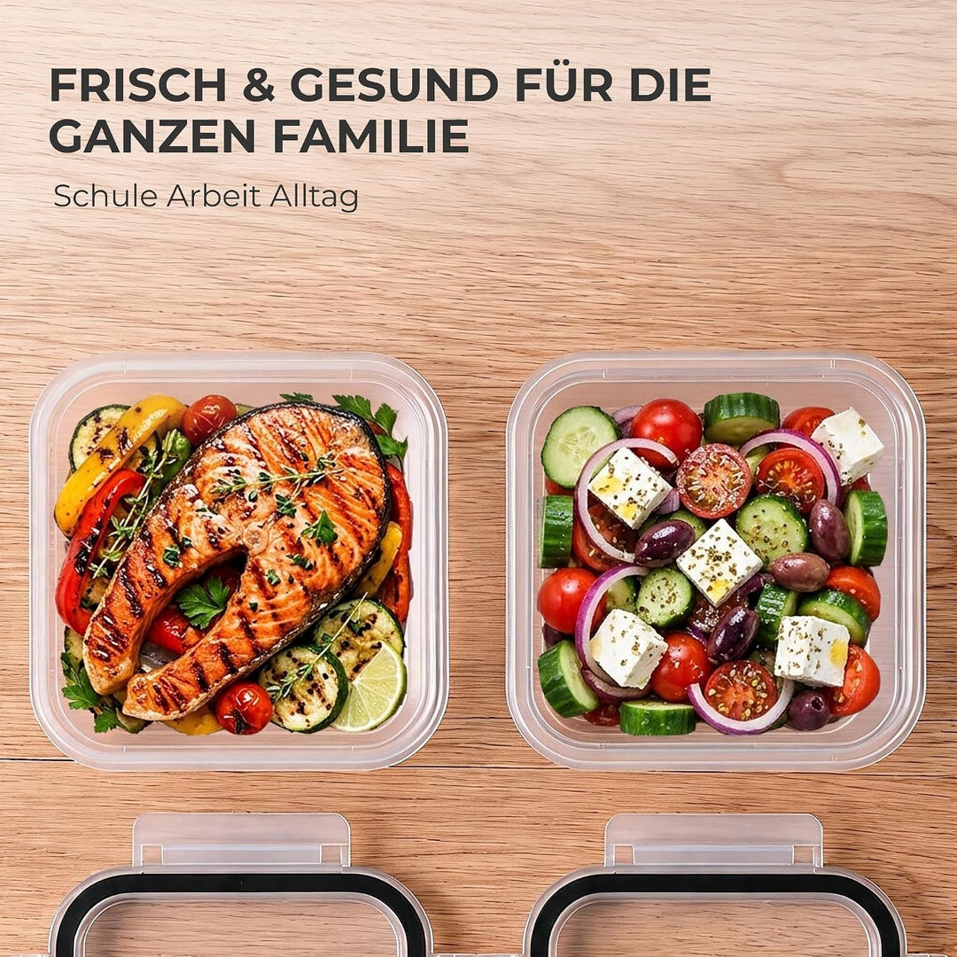 Allyson® 24er-Set Vorratsdosen &amp; Aufbewahrungsbox mit Deckel luftdicht
